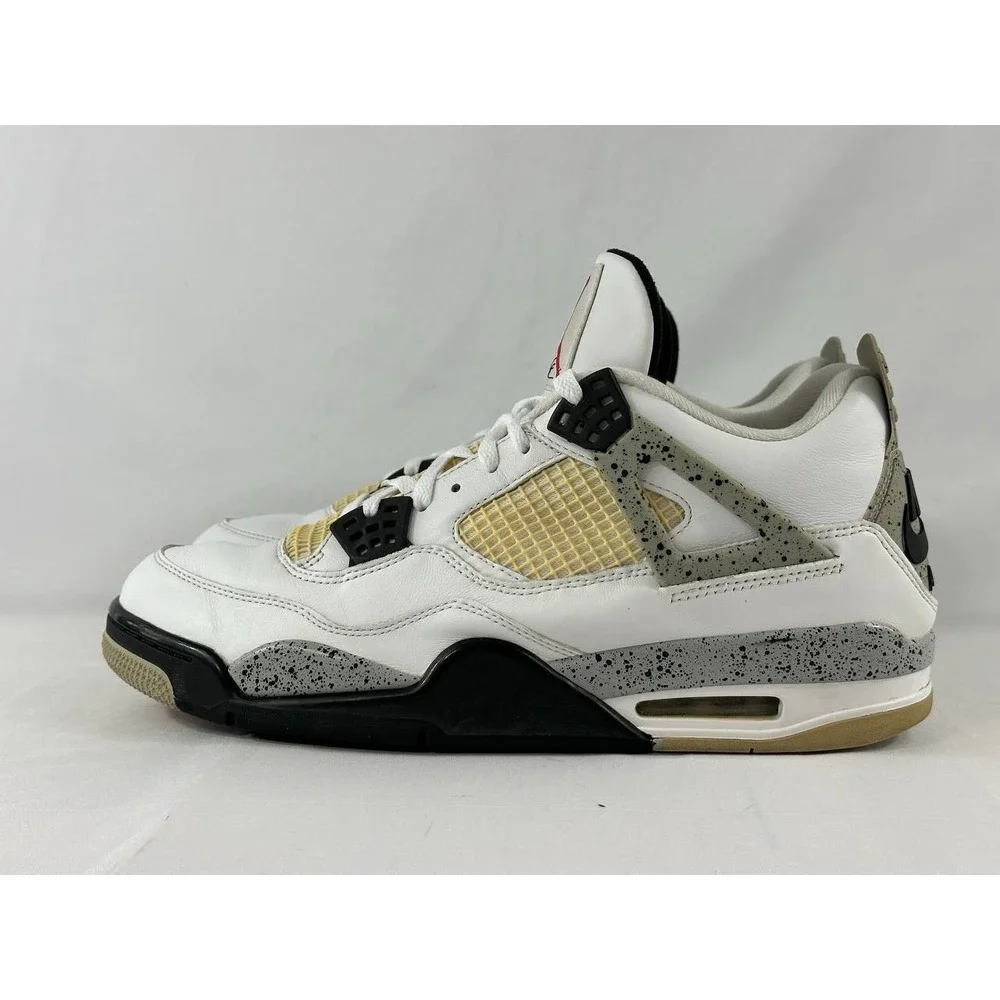 Nike Air Jordan 4 Retro OG 'White Cement' 2016 Men's 840606-192 Size 13